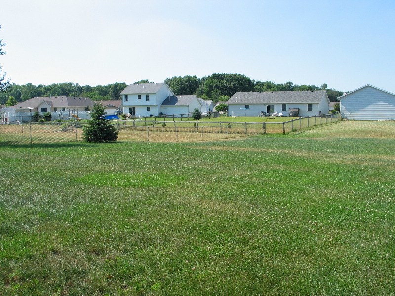 outside back yard - west